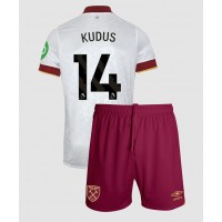 West Ham United Mohammed Kudus #14 Tredje sæt Børn 2024-25 Kortærmet (+ Korte bukser)